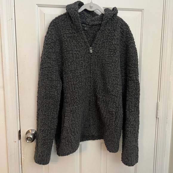 CozyChic barefoot dreams zip hoodie size 1x - Picture 1 of 6